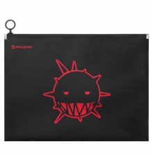 Папка для тетрадей BRAUBERG А4, 1 отделение, пластик, на zip-lock-молнии, 