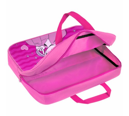 Папка на молнии с ручками BRAUBERG KIDS А4, 1 отделение, полиэстер, 80 мм, 