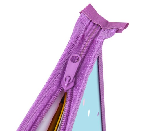 Папка для тетрадей ПИФАГОР А4, 1 отделение, картон/пластик, на молнии, 