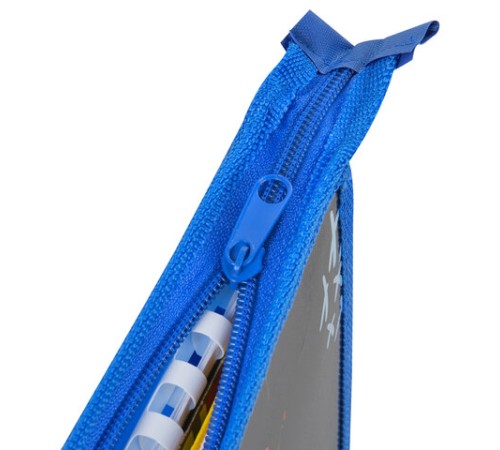 Папка для тетрадей ПИФАГОР А4, 1 отделение, картон/пластик, на молнии, 