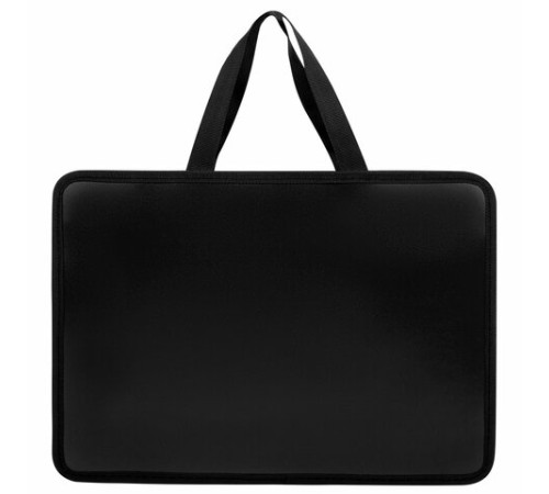 Папка на молнии с ручками ЮНЛАНДИЯ А4, 1 отделение, пластик, 80 мм, 