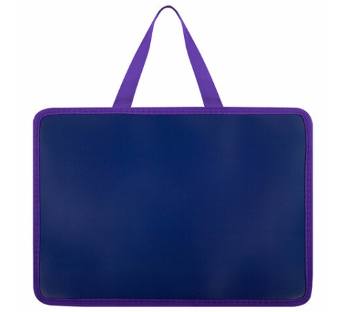 Папка на молнии с ручками ЮНЛАНДИЯ А4, 1 отделение, пластик, 80 мм, 