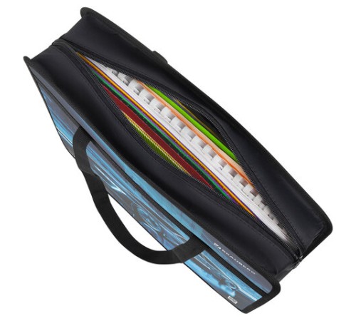 Папка на молнии с ручками BRAUBERG А4, 1 отделение, пластик, 80 мм, 