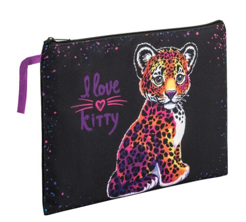 Папка для тетрадей BRAUBERG А4, 1 отделение, полиэстер, на молнии, с ручкой, 