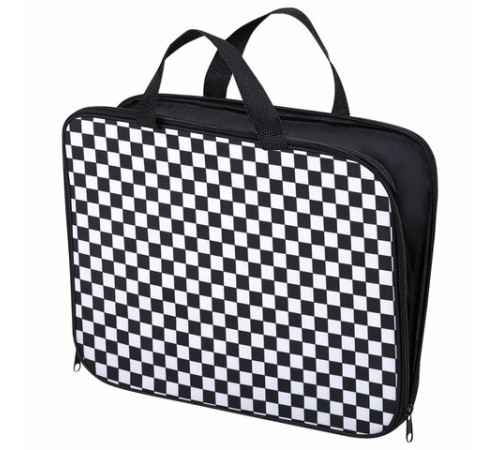 Папка на молнии с ручками BRAUBERG А4, 1 отделение, полиэстер, 20 мм, 