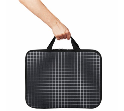 Папка на молнии с ручками BRAUBERG А4, 1 отделение, полиэстер, 20 мм, 