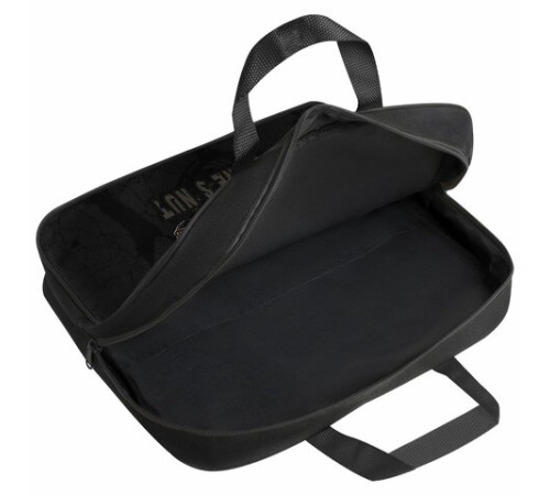 Папка на молнии с ручками BRAUBERG А4, 1 отделение, полиэстер, 80 мм, 