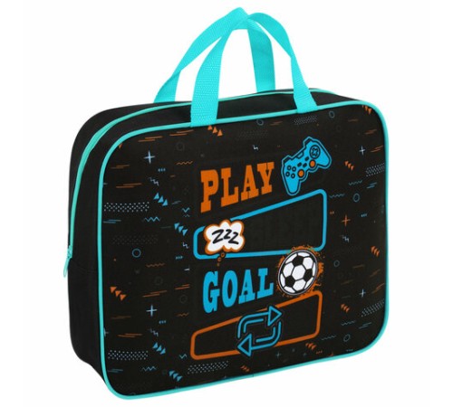 Папка на молнии с ручками BRAUBERG А4, 1 отделение, полиэстер, 80 мм, 