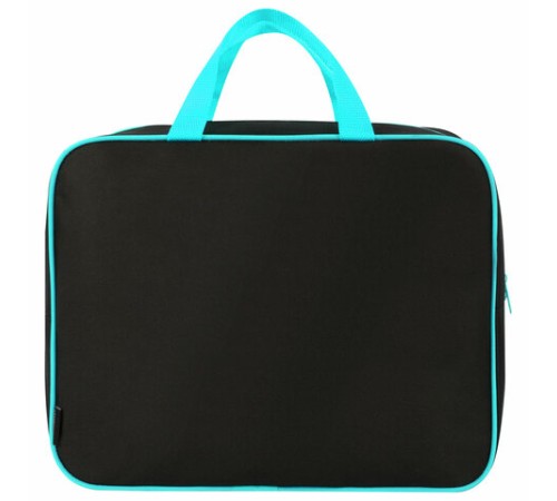 Папка на молнии с ручками BRAUBERG А4, 1 отделение, полиэстер, 80 мм, 