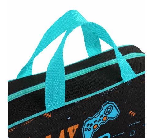 Папка на молнии с ручками BRAUBERG А4, 1 отделение, полиэстер, 80 мм, 