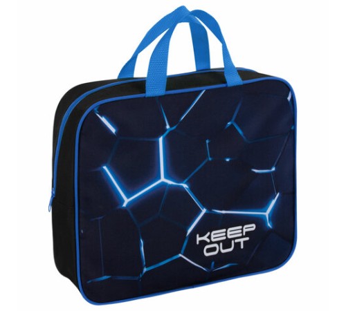 Папка на молнии с ручками BRAUBERG А4, 1 отделение, полиэстер, 80 мм, 