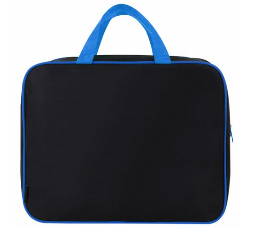 Папка на молнии с ручками BRAUBERG А4, 1 отделение, полиэстер, 80 мм, 