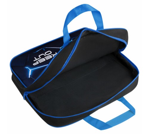 Папка на молнии с ручками BRAUBERG А4, 1 отделение, полиэстер, 80 мм, 