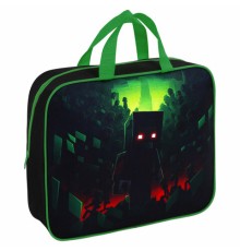 Папка на молнии с ручками BRAUBERG А4, 1 отделение, полиэстер, 80 мм, 