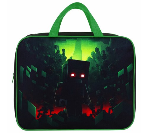 Папка на молнии с ручками BRAUBERG А4, 1 отделение, полиэстер, 80 мм, 