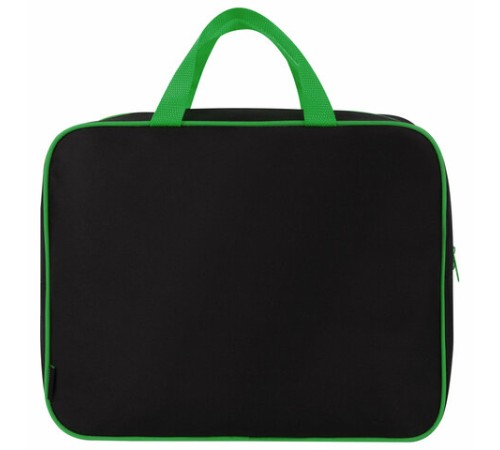 Папка на молнии с ручками BRAUBERG А4, 1 отделение, полиэстер, 80 мм, 