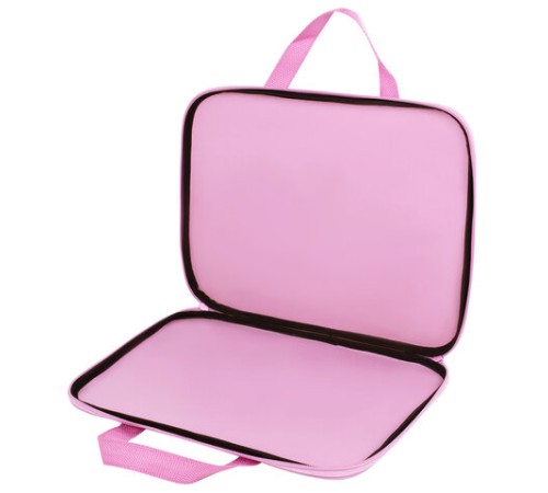 Папка на молнии с ручками STAFF EVERYDAY А4, полиэстер, нежно-розовый, 272184