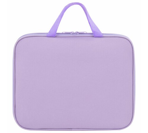 Папка на молнии с ручками STAFF EVERYDAY А4, полиэстер, нежно-фиолетовый, 272185