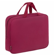 Папка на молнии с ручками STAFF EVERYDAY А4, 1 отделение, полиэстер, 80 мм, бордовая, 272187