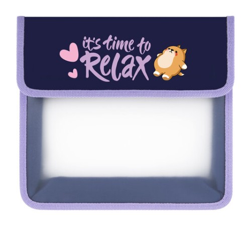 Папка для тетрадей ЮНЛАНДИЯ А5, пластик, 2 отделения, клапан на липучке, 