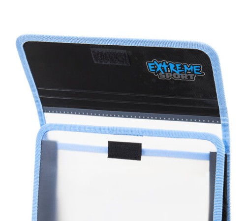 Папка для тетрадей ЮНЛАНДИЯ А5, пластик, 2 отделения, клапан на липучке, Extreme, 272190