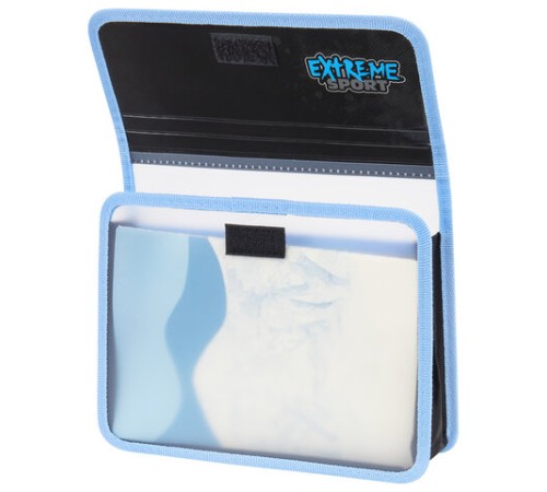 Папка для тетрадей ЮНЛАНДИЯ А5, пластик, 2 отделения, клапан на липучке, Extreme, 272190