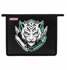 Папка для тетрадей ПИФАГОР А5, 1 отделение, пластик, на молнии, White tiger, 272195