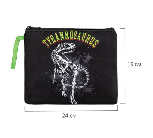 Папка для тетрадей BRAUBERG А5, 1 отделение, полиэстер, на молнии, с ручкой, 