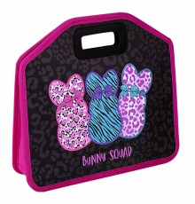 Папка-сумка ЮНЛАНДИЯ, 1 отделение, фетровые ручки, 34х30х11 см, Bunny squad, 272205