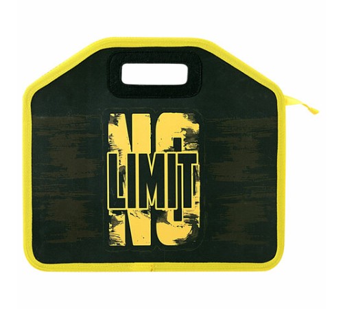 Папка-сумка ЮНЛАНДИЯ, 1 отделение, фетровые ручки, 34х30х11 см, No limit, 272206