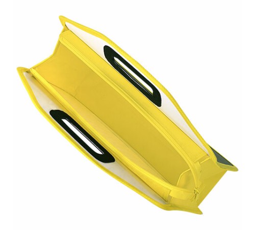 Папка-сумка ЮНЛАНДИЯ, 1 отделение, фетровые ручки, 34х30х11 см, No limit, 272206