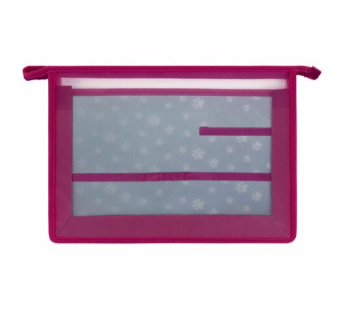 Папка для труда на молнии BRAUBERG А4, 2 отделения, органайзер, 