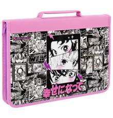 Папка на молнии BRAUBERG А4 с ручкой, с органайзером, 1 отделение, 