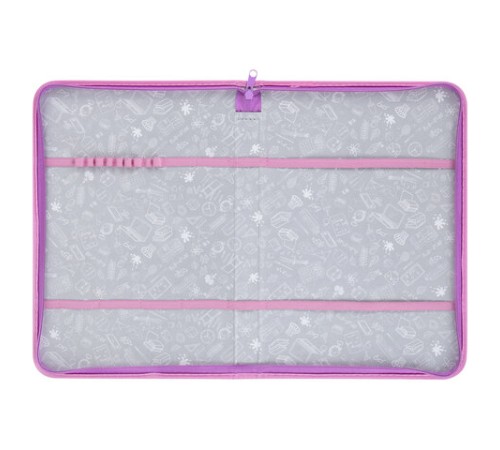 Папка на молнии BRAUBERG А4 с ручкой, с органайзером, 1 отделение, 