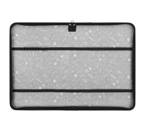 Папка на молнии BRAUBERG А4 с ручкой, с органайзером, 1 отделение, 