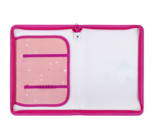 Папка для труда на молнии ЮНЛАНДИЯ А4, 1 отделение, откидная планка, органайзер, 