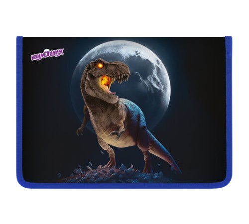 Папка для труда на молнии ЮНЛАНДИЯ А4, 1 отделение, откидная планка, органайзер, 