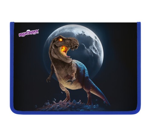 Папка для труда на молнии ЮНЛАНДИЯ А4, 1 отделение, откидная планка, органайзер, 