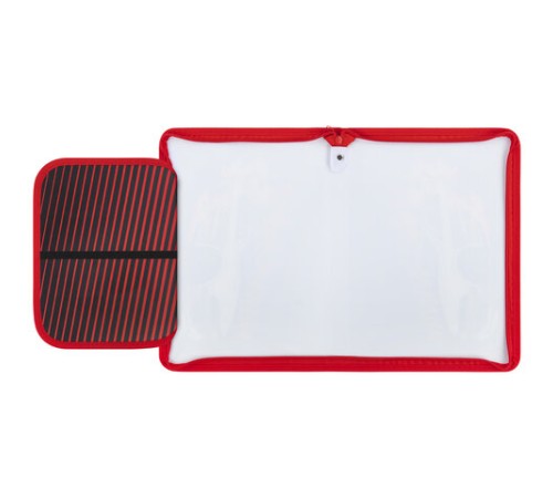 Папка для труда на молнии ЮНЛАНДИЯ А4, 1 отделение, откидная планка, органайзер, 