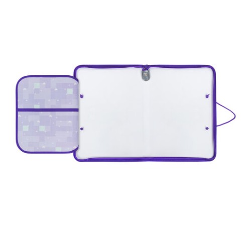 Папка для труда на молнии с ручками ПИФАГОР А4, 1 отделение, пластик, органайзер, 