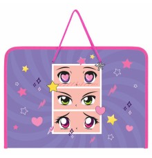 Папка для труда на молнии с ручками ПИФАГОР А4, 1 отделение, пластик, органайзер, 