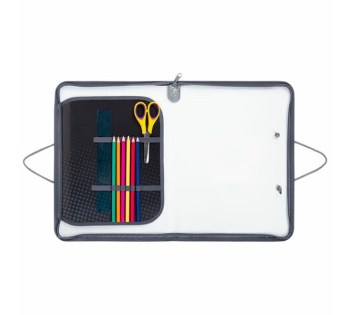 Папка для труда на молнии с ручками ПИФАГОР А4, 1 отделение, пластик, органайзер, 