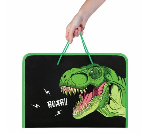 Папка для труда на молнии с ручками ПИФАГОР А4, 1 отделение, пластик, органайзер, 