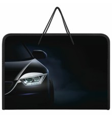 Папка для труда на молнии с ручками ПИФАГОР А4, 1 отделение, пластик, органайзер, 