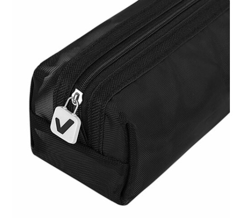 Пенал-тубус BRAUBERG, сетка, 22х5х5 см, черный, 272234