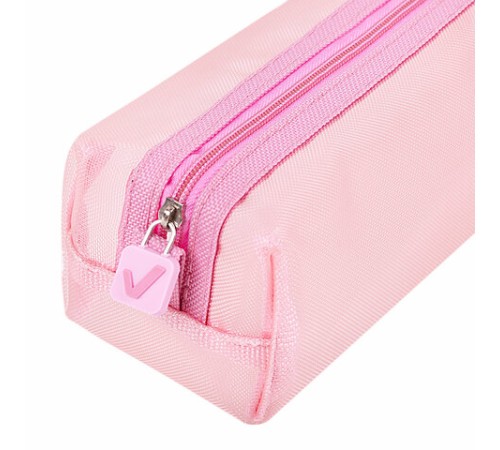 Пенал-тубус BRAUBERG, сетка, 22х5х5 см, розовый, 272235