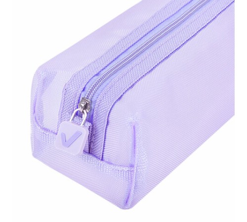 Пенал-тубус BRAUBERG, сетка, 22х5х5 см, фиолетовый, 272236