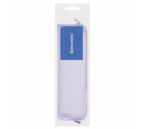 Пенал-тубус BRAUBERG, сетка, 22х5х5 см, фиолетовый, 272236