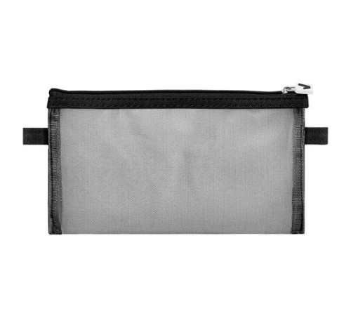 Пенал-конверт BRAUBERG, сетка, 22x10 см, черный, 272237