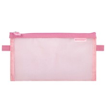 Пенал-конверт BRAUBERG, сетка, 22x10 см, розовый, 272238